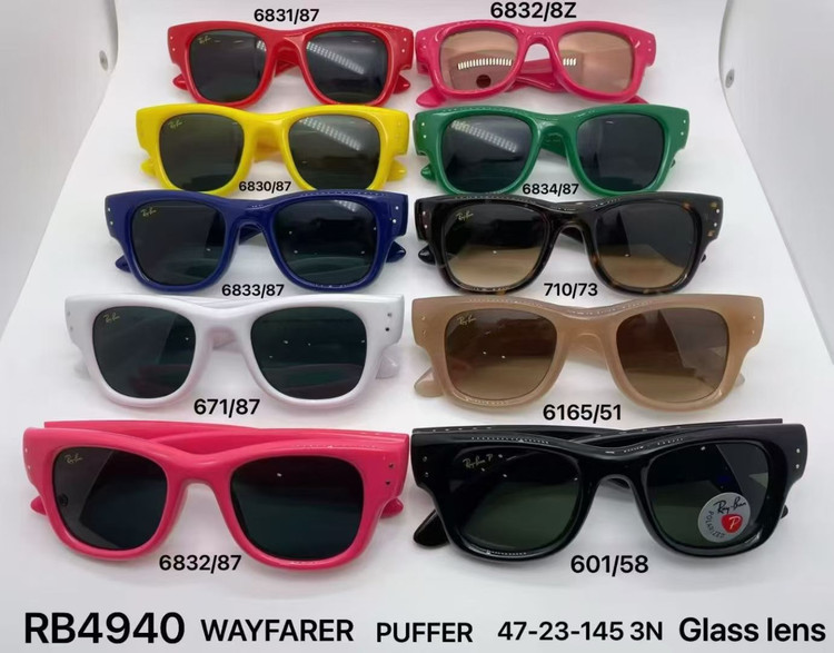 عینک آفتابی اورجینال RayBan Wayfarer Puffer مدل RB 4940